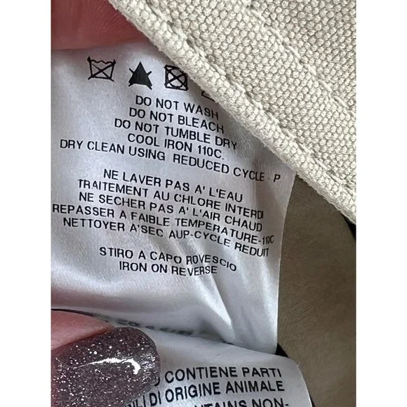 New See By Chloe Ladies Khaki Military Jacket Size 10 - Picture 5 of 12